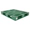 Vestil High Density Polyethylene (HDPE) Pallet, 47.375 in L, 39.5 in W, 6 H PLP2-4840-GREEN - alternate 1